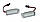 LED Підсвітка номера, Ford Fiesta, Focus 3, Kuga C-MAX, S-MAX, Mondeo 4 Galaxy, фото 4