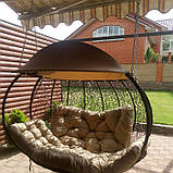 Гойдалки кокон без стійки тримісні, фото 4