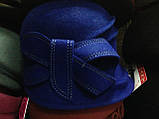 Фетровий капелюх із маленькими крисами прикрашений опуклими складками, фото 9