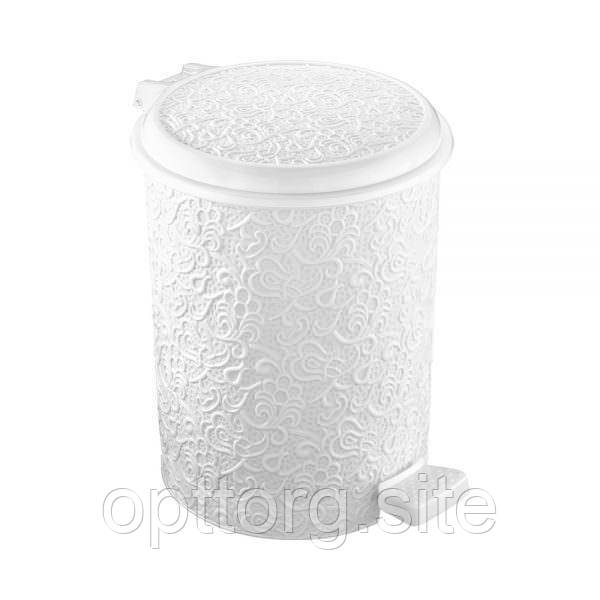 Відро для сміття з педаллю 17 л Ажур No2 Elif Plastik 326, фото 1