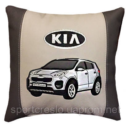 Автомобильная подушка с вышивкой силуэта Вашего авто - фото 3 - id-p778541642