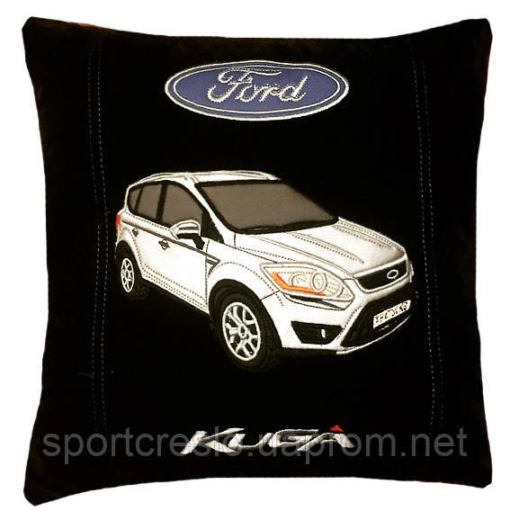 Автомобильная подушка с вышивкой силуэта Вашего авто - фото 7 - id-p778541642