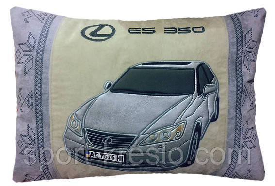 Подушка сувенирная с вышивкой силуэта Вашего авто - фото 2 - id-p778545821
