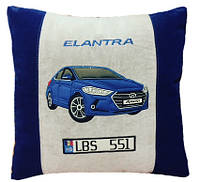 Подушка автомобильная с логотипом