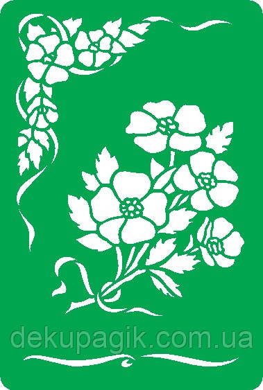 Трафарет багаторазовий самоклеючий ЦР_20, 10х15см, фото 1