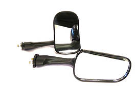 Дзеркала на мотоцикл Широкоформатні (по подвійне кріплення 6 мм), чорні