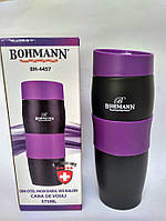 Термос-термокружка 0,38 л. Bohmann BH 4457 black-violet