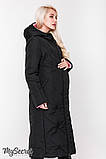Зимове пальто для вагітних TOKYO OW-48.062, чорне з рожевим розмір 44, фото 6