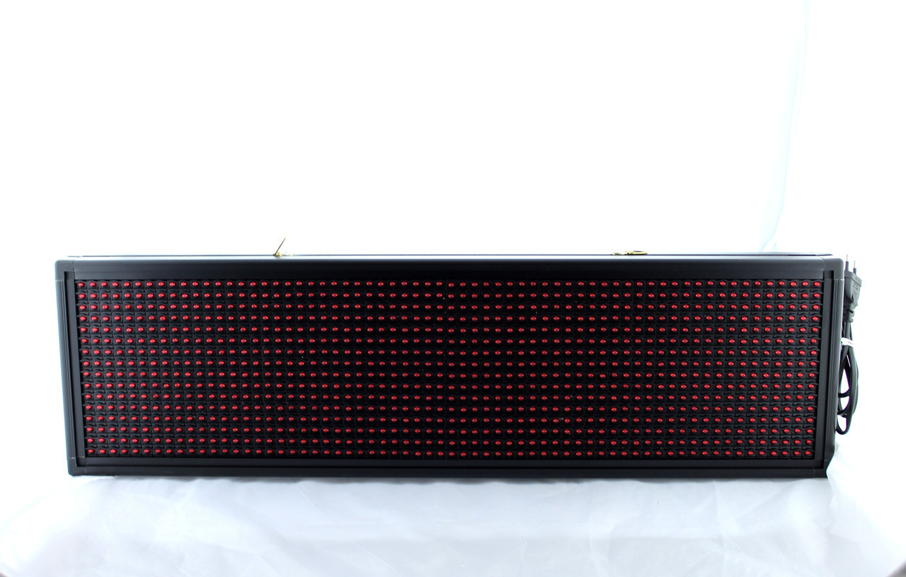 Бігаючий рядок із білими діодами 200*23 White, фото 1