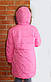 Дитяче тепле зимове пальто на дівчинку натуральний пуховик "Пінк", фото 7