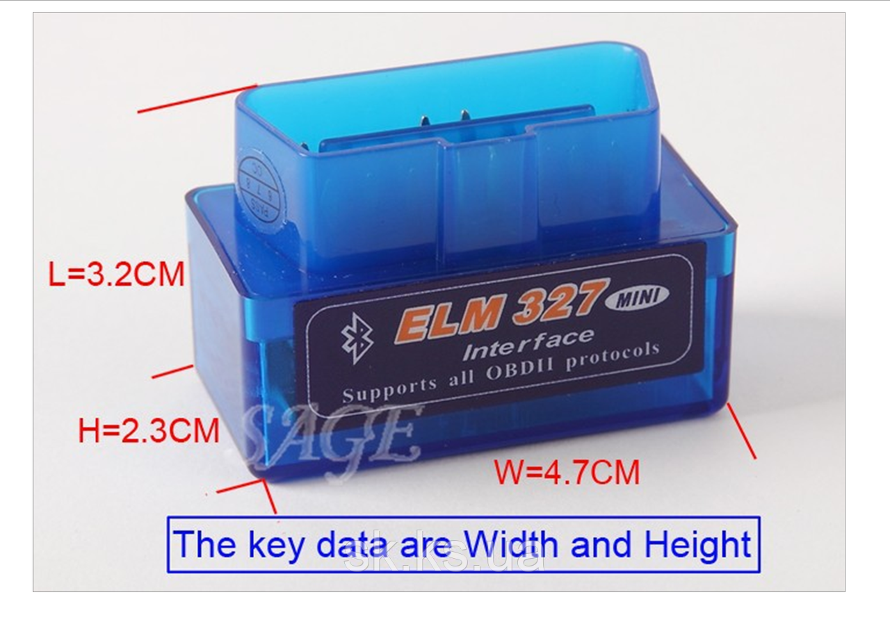 Бездротовий діагностичний сканер для авто ELM327 Bluetooth OBD2