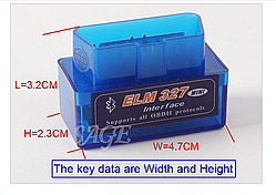 Бездротовий діагностичний сканер для авто ELM327 Bluetooth OBD2