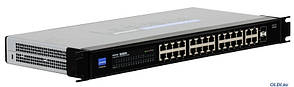 Комутатор Cisco SPS224G4 провайдерский, (VLAN, QoS, захист), 24xEthernet, 2xGigabit Ethernet, фото 2