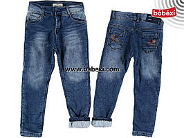 Утеплені джинси для хлопчика 4-5 років