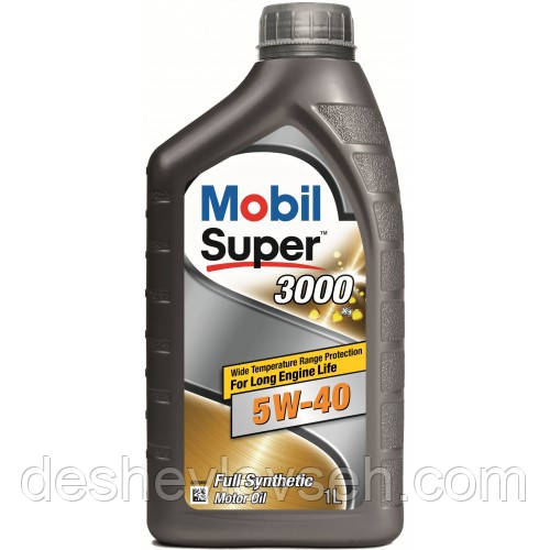 Масло MOBIL Super 3000 5W40 1 л, (MOBIL)