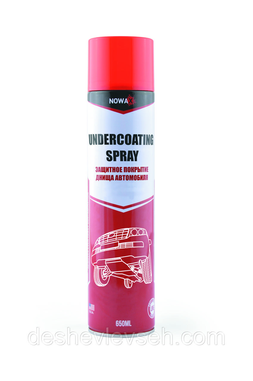 Баранець для захисту кузова Nowax UNDERCOATING SPRAY,650ml (NX65370), (Nowax США)