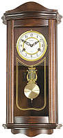 Деревянные настенные часы Castel 63 маятником и боем, цвет орех