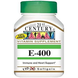 Вітамін Е (400 IU) 180мкг 110 желатинових капсул 21st Century
