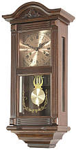 Дерев'яний настінний годинник Castel 65 маятником і боєм, колір горіх