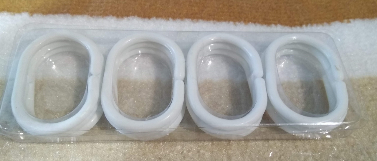 Кільця для штор у ванну 12 штук, Китай, фото 1