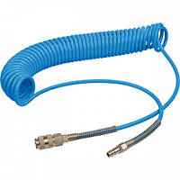 Шланг спіральний полиуретанановый 6,5х10мм 10м Miol 81-338