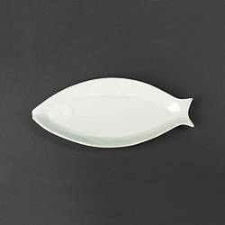 Блюдо біле для риби 30,5*15 см A1401