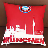 Подушка сувенирная декоративная с вышивкой Мюнхен