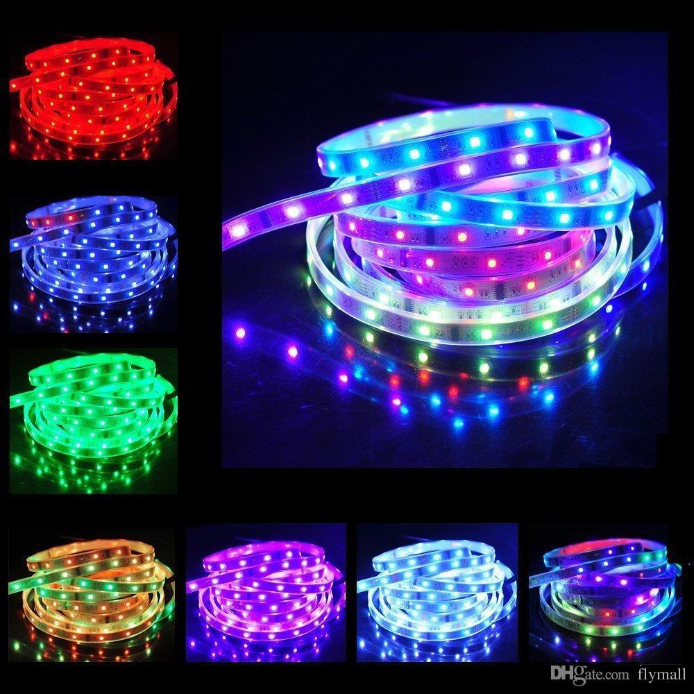 Dilux - Світлодіодна стрічка "Бігуча хвиля" SMD 5050 (30 LED/m) RGB RW 3 LED IP68 чип 6803
