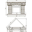 Мармуровий камін "Вашингтон", фото 2