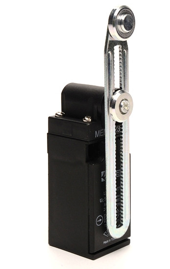 Вимикач кінцевий з металевим роликом d=18mm з можливістю регулювання (1НО+1НЗ), фото 1