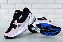 Жіночі кросівки Adidas Falcon black rose, А-д фалькон. ТОП Репліка ААА класу., фото 2