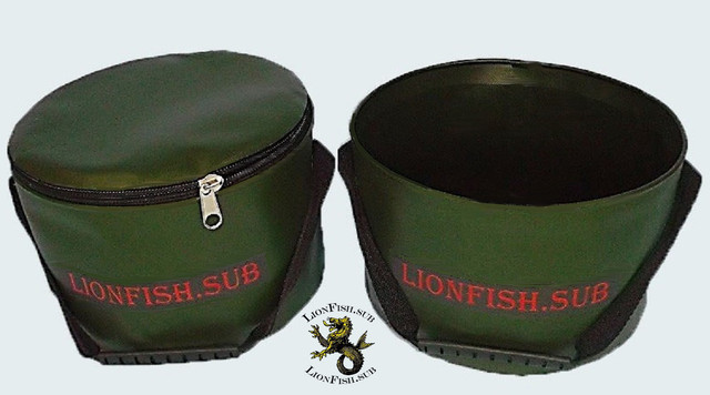 Складное Риболовне Відро для риболовлі, прикормки, полювання від виробника LionFish.sub