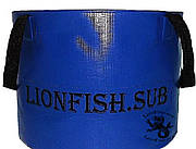 Водонепроникне Складне Відро LionFish.sub на 16л для Риби, Прикормки з ПВХ