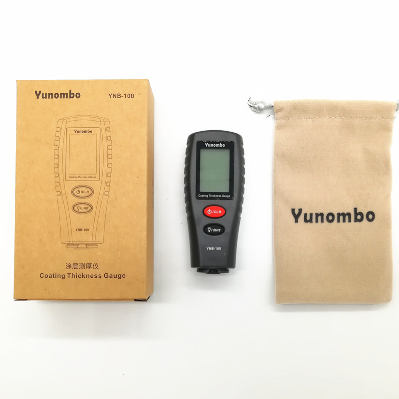 Yunombo YNB-100 YNB цифровий товщиномір фарби, покриттів з підсвічуванням, не вимагає калібрування