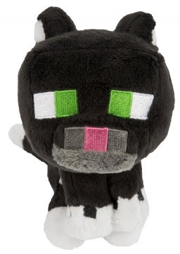 Іграшка Чорний кіт Minecraft - Tuxedo Cat 19 см
