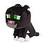 Іграшка Чорний кіт Minecraft - Tuxedo Cat 19 см, фото 3