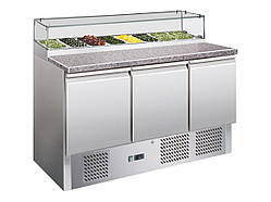 Холодильний стіл для піци салат-бар GGM SAG147OG#GSG147E