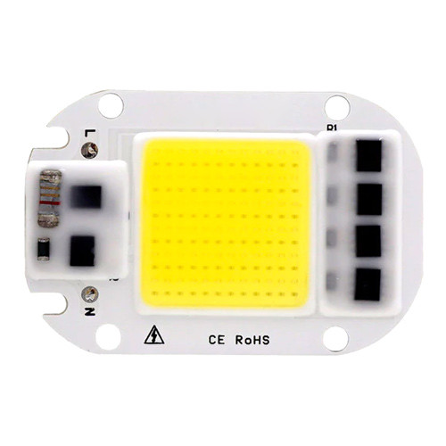 Світлодіодна матриця з драйвером COB LED 50 Вт 4500 лм 220 В, біла
