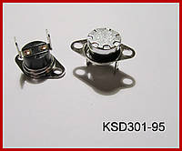 KSD301-95, термопредохранитель, 250V-10A, (95°C).