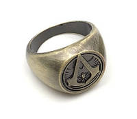 Кольцо Кредо ассасина Assassins Creed Mens Vintage цвет бронза