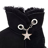 Натуральні жіночі уги UGG AUS 1978 (Black star), фото 5