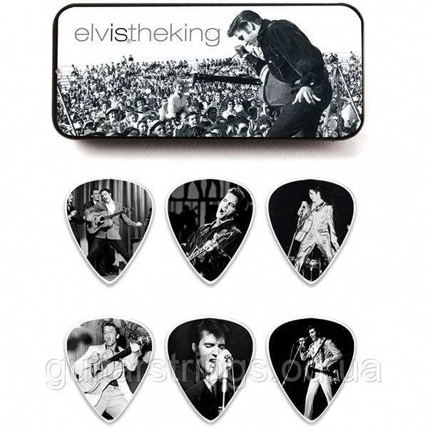 Набір Медіаторів Dunlop EPT01 Elvis Presley Signature 6 pcs