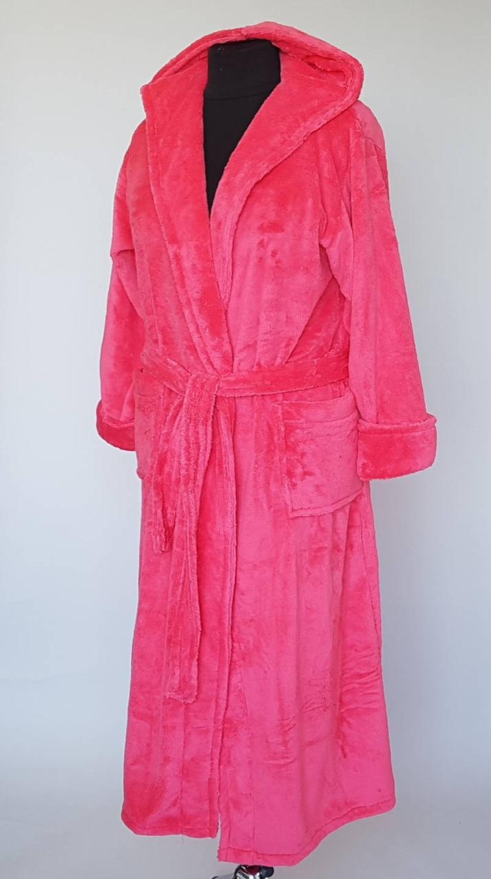 Довгий махровий халат жіночий, фото 1