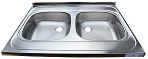 Подвійна мийка з нержавіючої сталі Alveus Classic 40