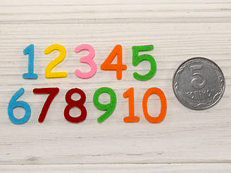 Набір МІНІ цифр з фетру (1-10)