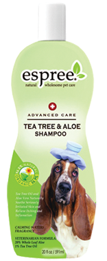 Espree Tea Tree & Aloe Shampoo — терапевтичний шампунь для собак, 591 мл, фото 1