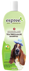 Espree Tea Tree & Aloe Shampoo — терапевтичний шампунь для собак, 355 мл