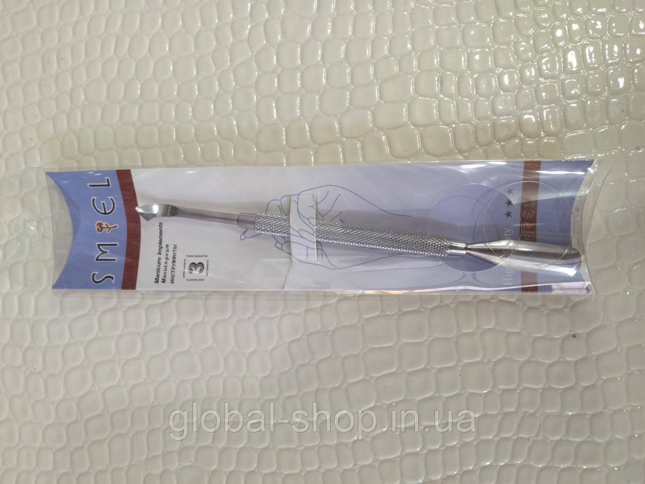 Пушер для кутикули двосторонній із вигнутим кінчиком SMIEL