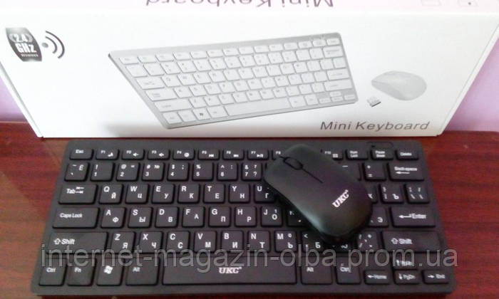 Беспроводная клавиатура и беспроводная мышка в комплекте К 03 с ...