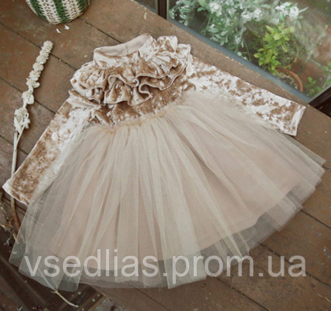 Купить Теплое красивое платье для девочки, цена 750 ₴ — Prom.ua (ID ...